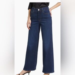 Women's Blue Wide-Leg Jeans